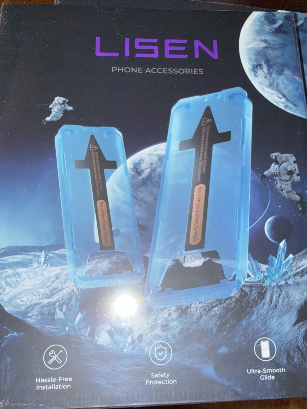 Lisen Screen Protector Glass for iPhone 17 iPhone 16Pro Bundle of 2